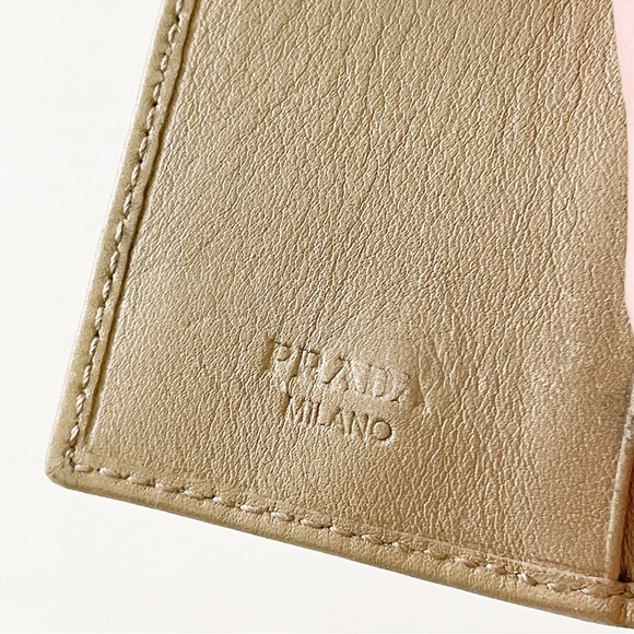Prada tan leather key wallet case - Picture 10 of 11